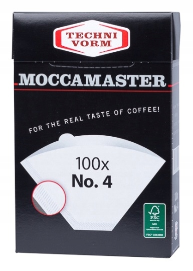 

Moccamaster filtry papierowe rozmiar 4 100 szt