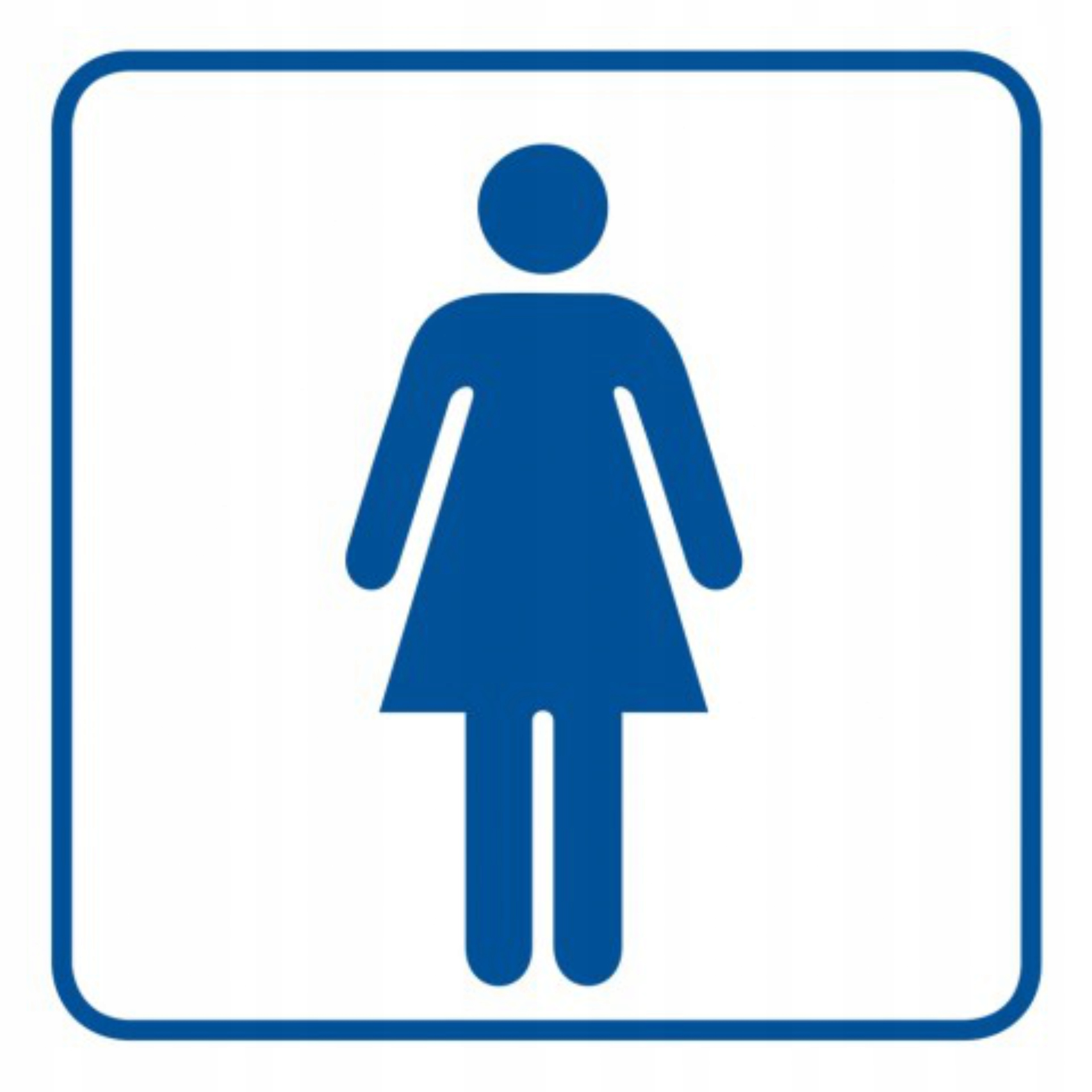 

Znak tablica tabliczka Pcv Wc Toaleta damska