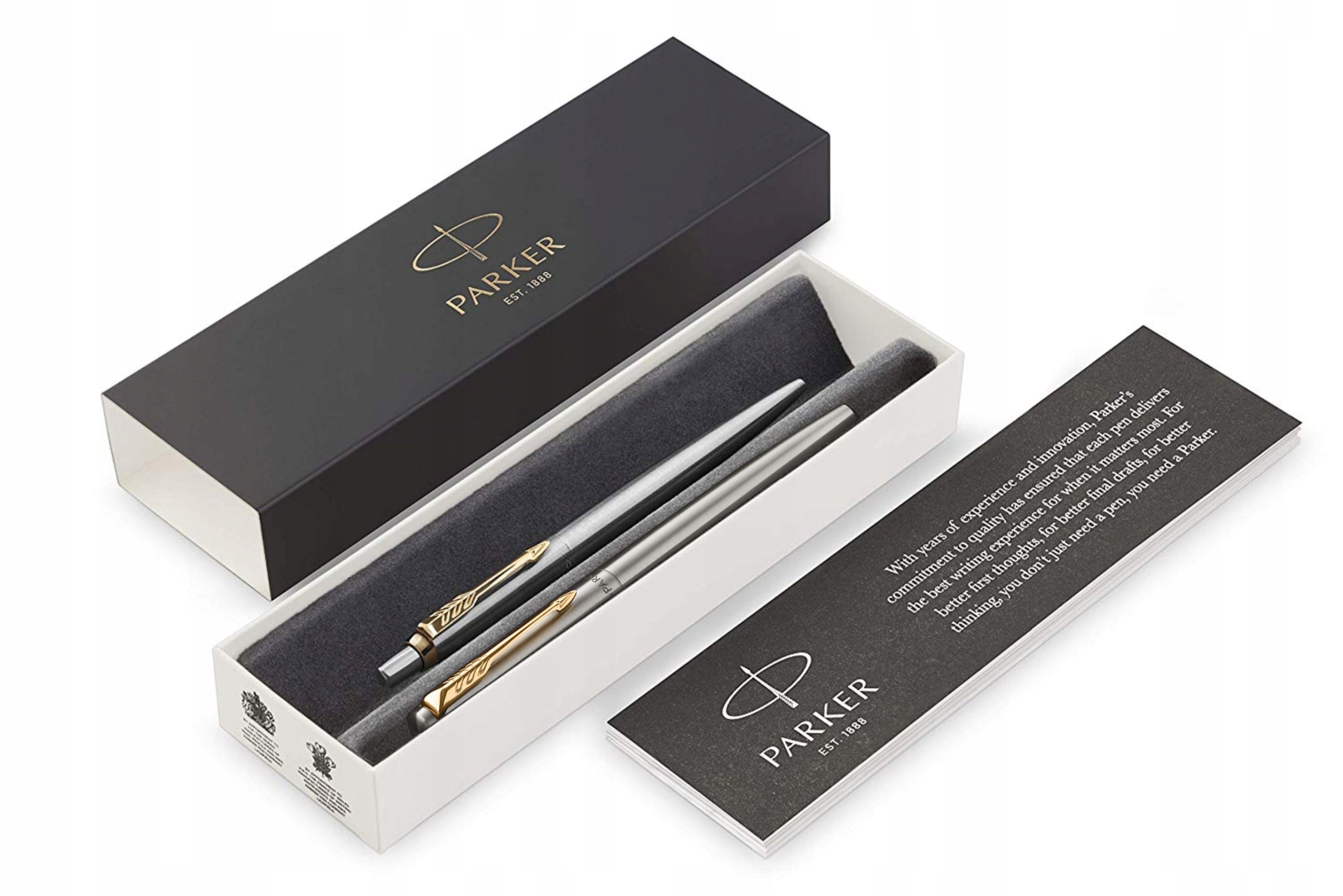 Zestaw JOTTER STAINLESS STEEL GT_(Długopis + Pióro wieczne) PARKER 2093257 Rodzaj pióro i długopis