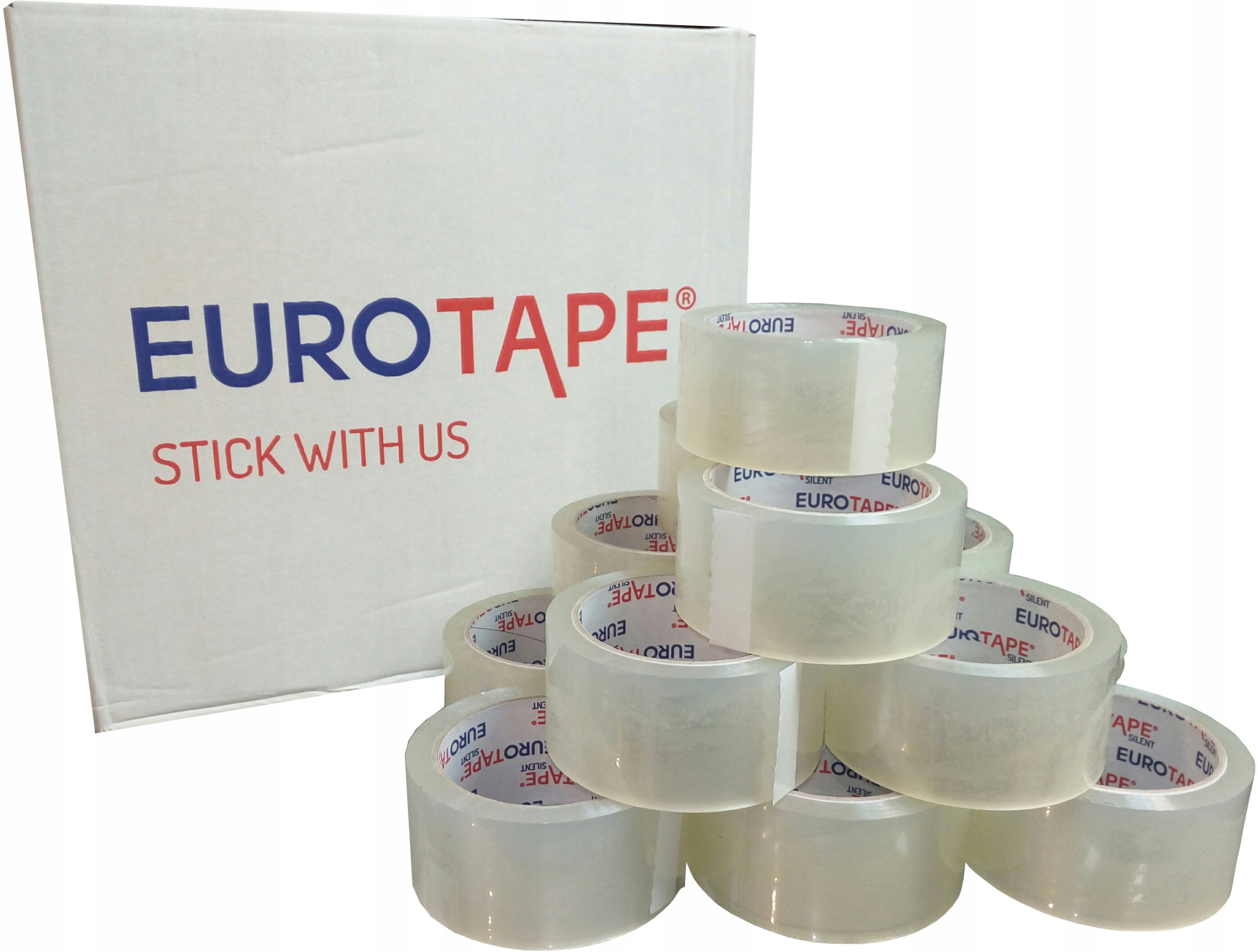 

Taśma Pakowa Klejąca Euro Tape 48/50 36szt. Transp