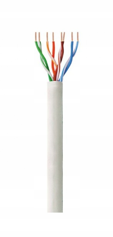 Kabel Kroucený U/utp CAT5E Drát 305 M Cca Šedý
