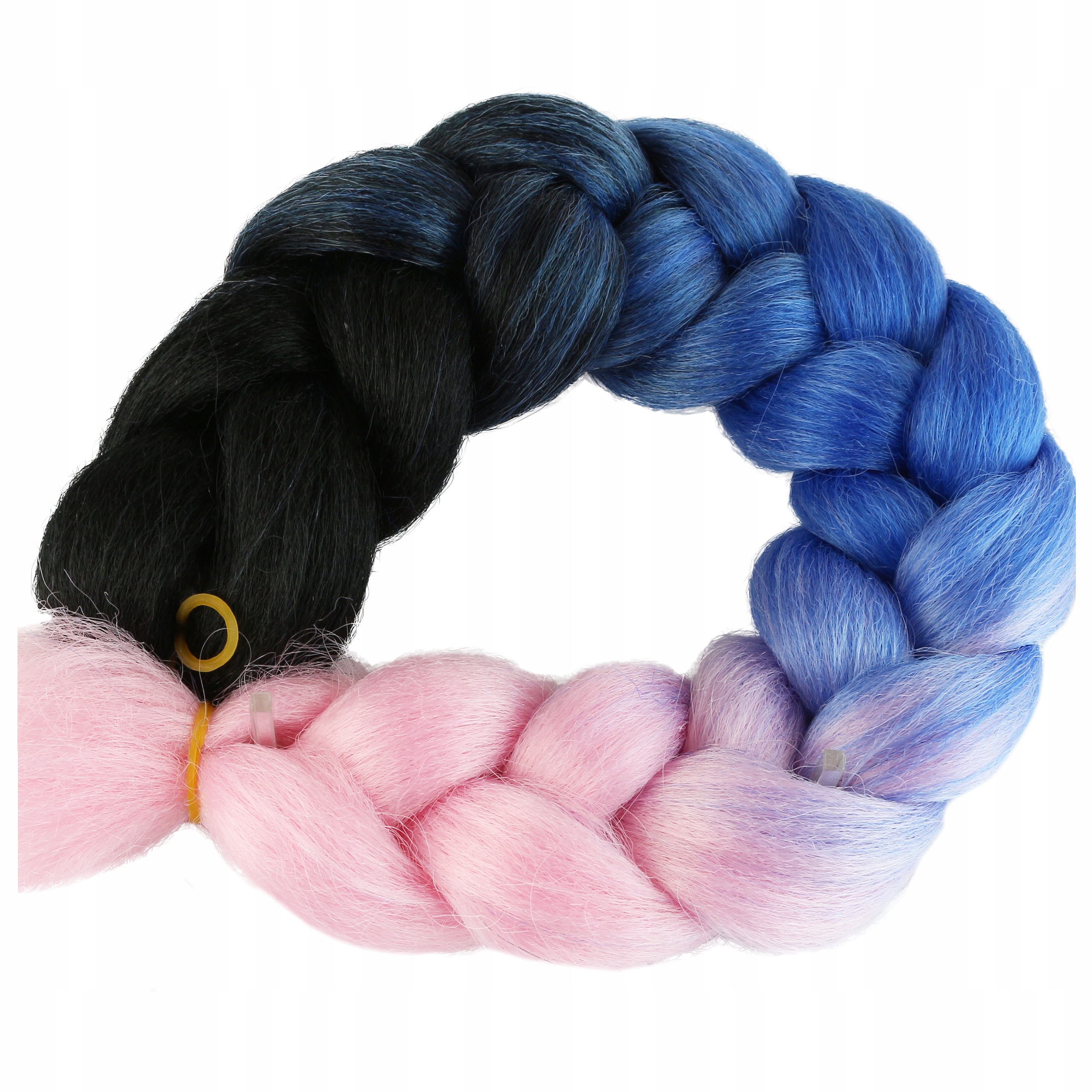 Włosy SYNTETYCZNE do warkoczyków KOLOROWE warkoczyki DOCZEPIANE WŁOSY ombre