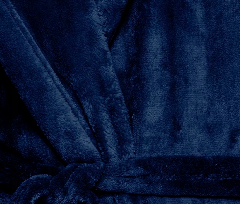 CIEPŁY MIŁY DŁUGI SZLAFROK MĘSKI Z KAPTUREM XL Rozmiar XL