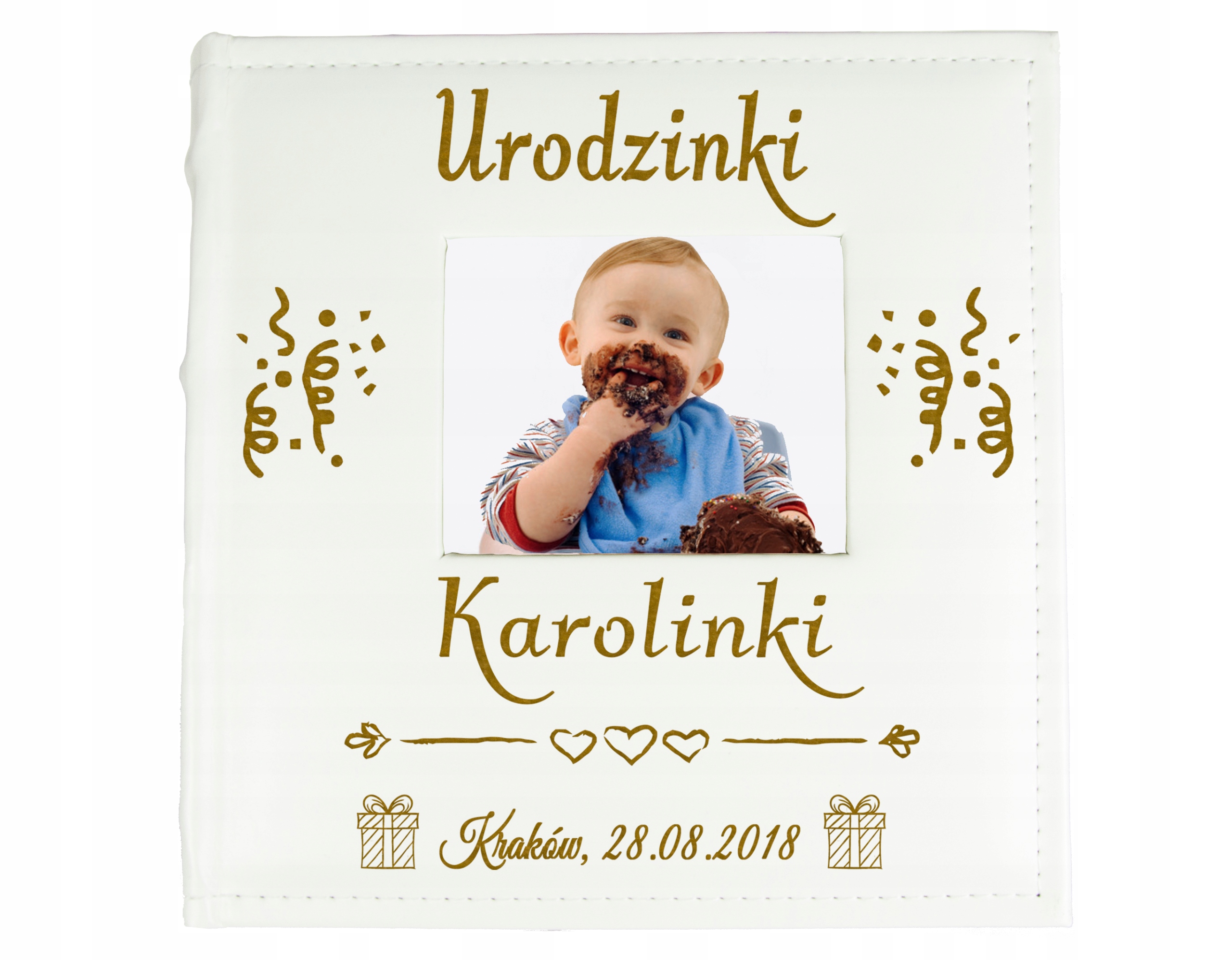 

Skórzany Album Z Grawerem Roczek Urodziny Prezent