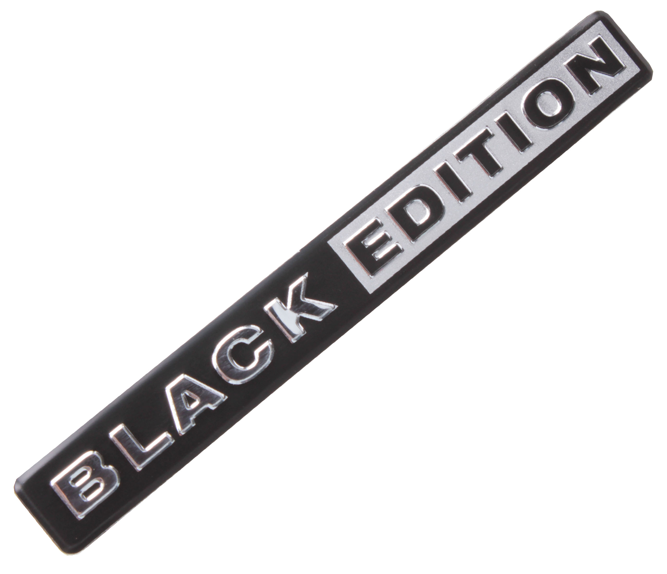 

Naklejka Emblemat Aluminium Chrom Black Edition 3D