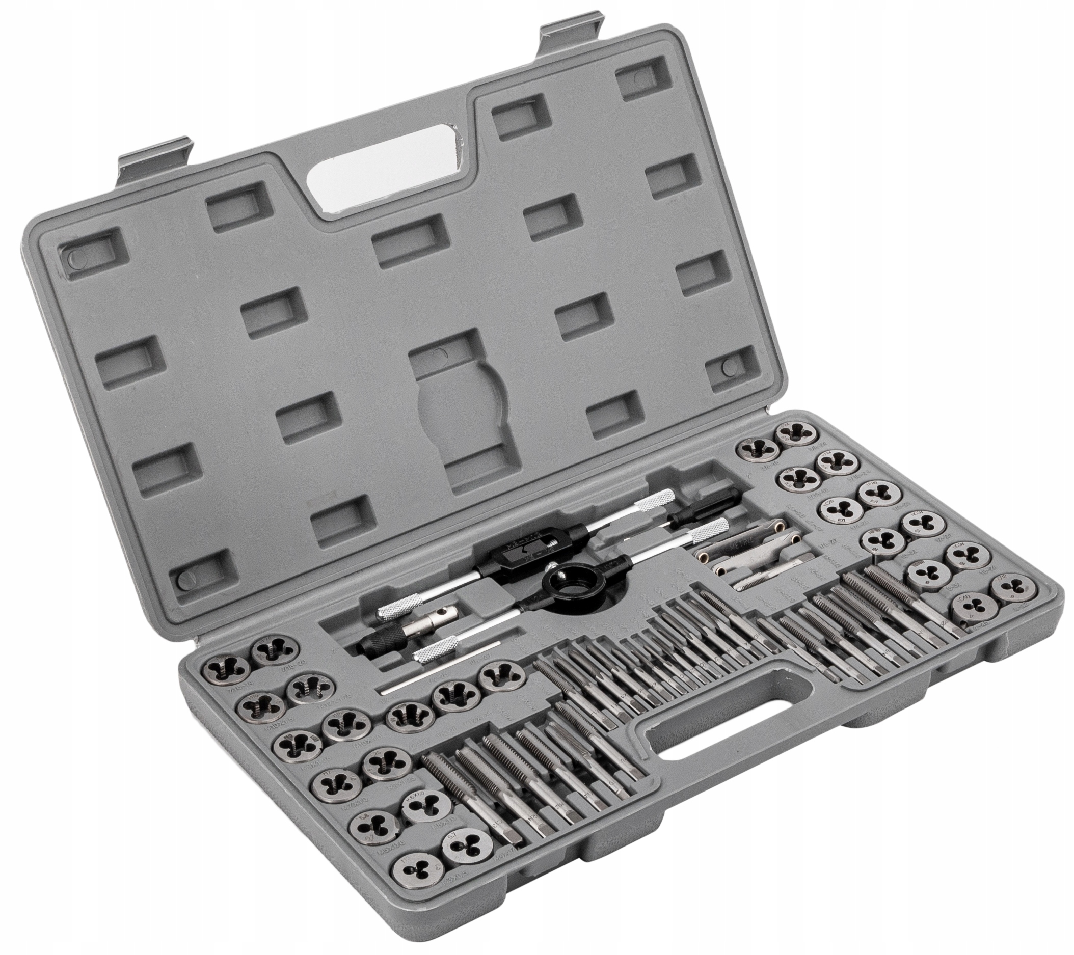 ZESTAW NARZYNKI GWINTOWNIKI KALIBROWNIKI 60el Producent code narzynki 60