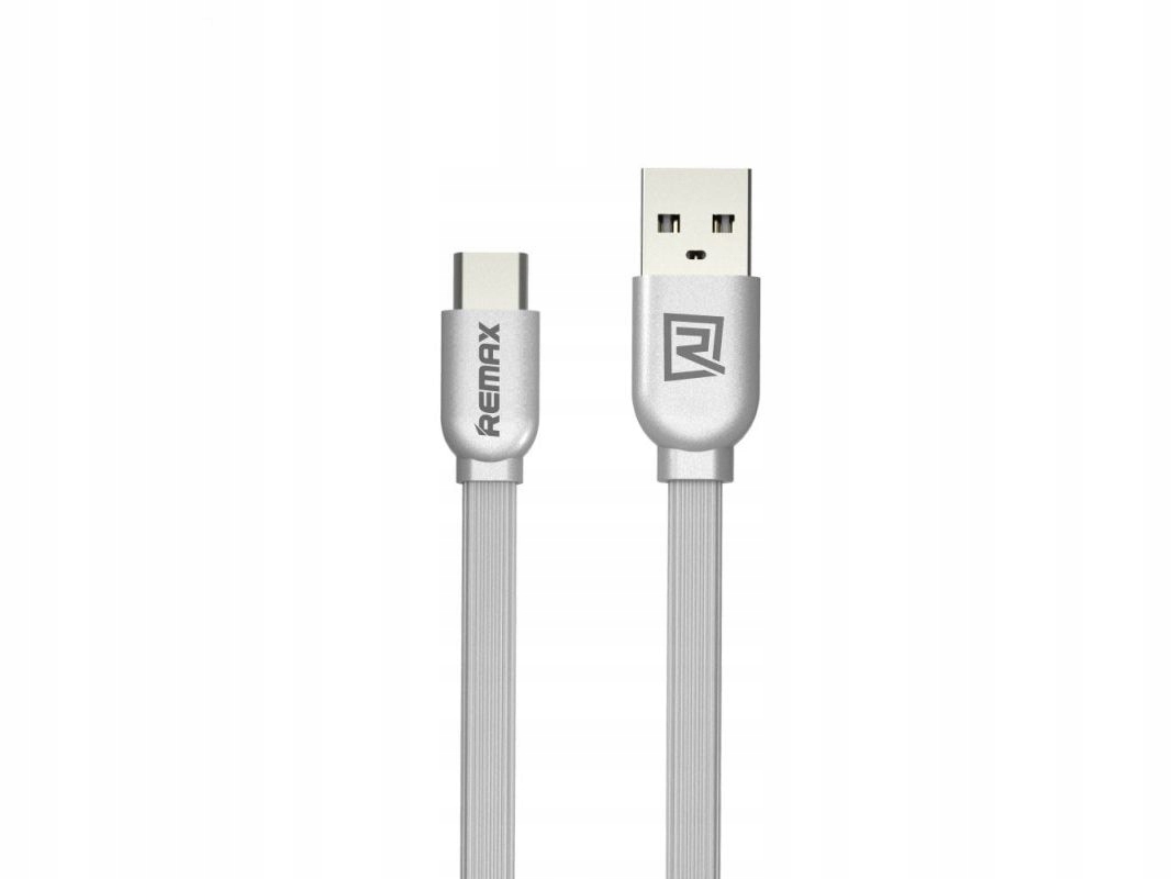 

Remax RC-047a płaski kabel Usb / Usb Typ C 1M Srbn