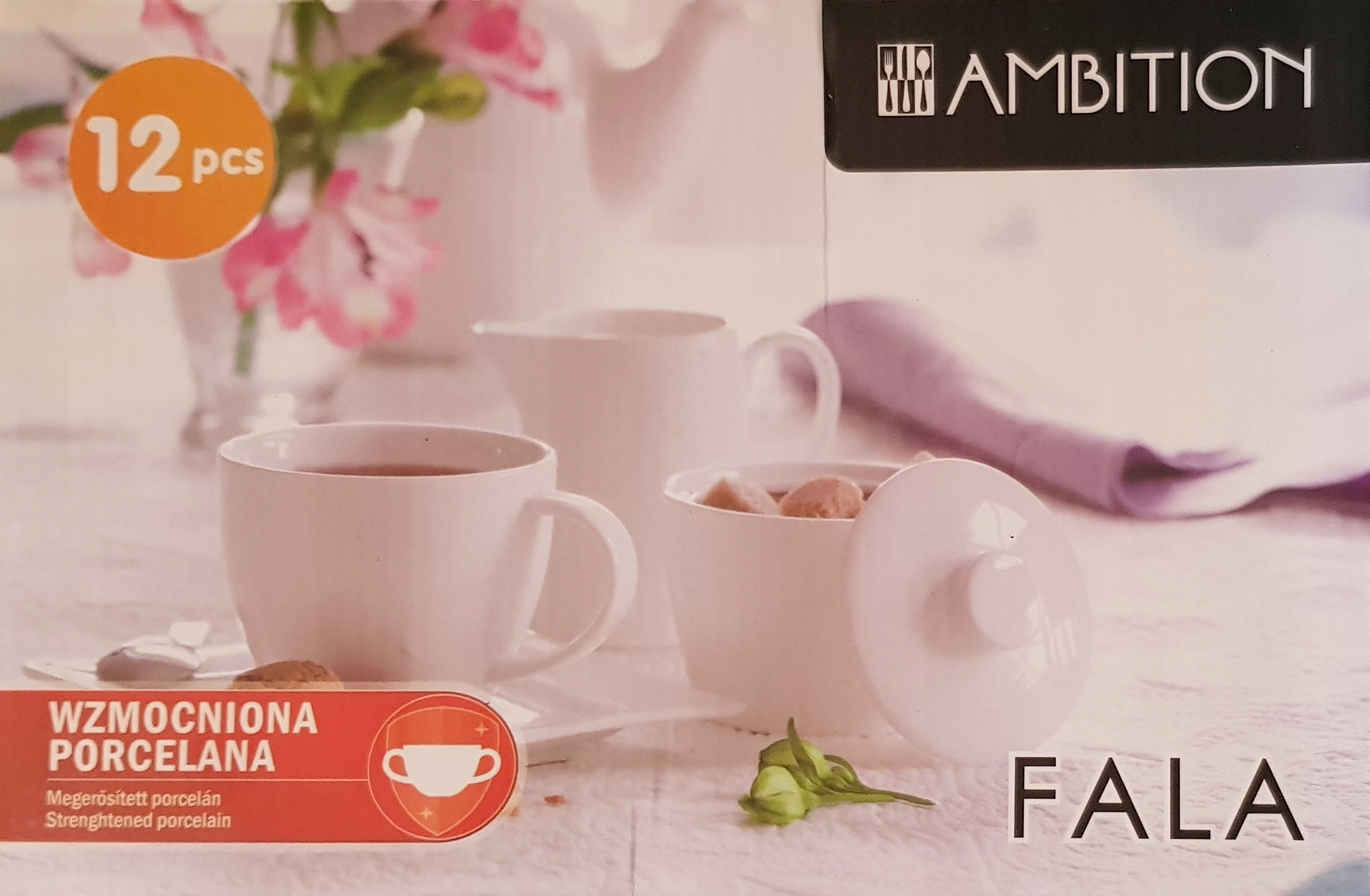 

Ambition Fala Komplet Serwis Kawowy Porcelanowy