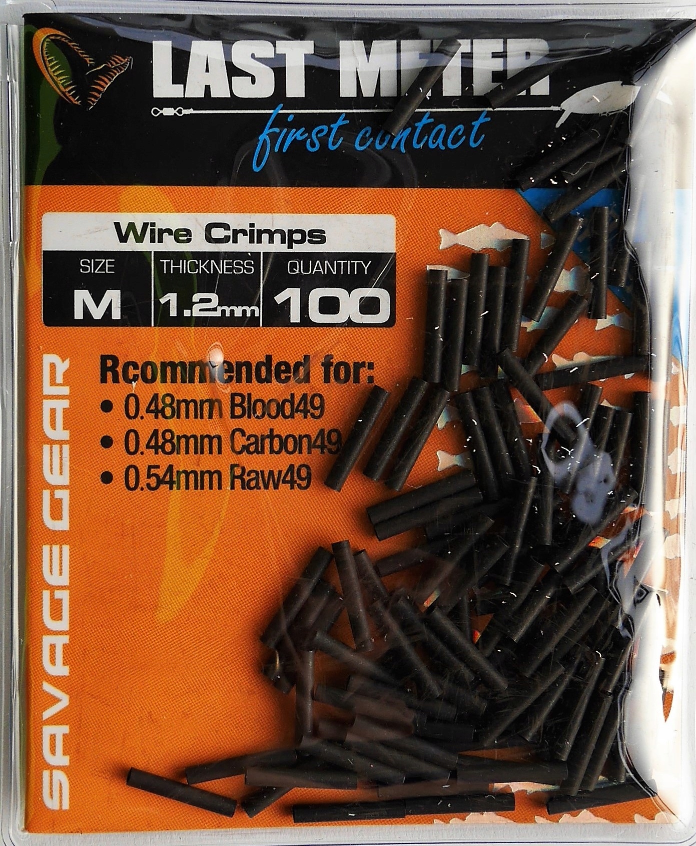 

Savage Gear Tulejki zaciskowe roz. M 1.2mm 100szt.