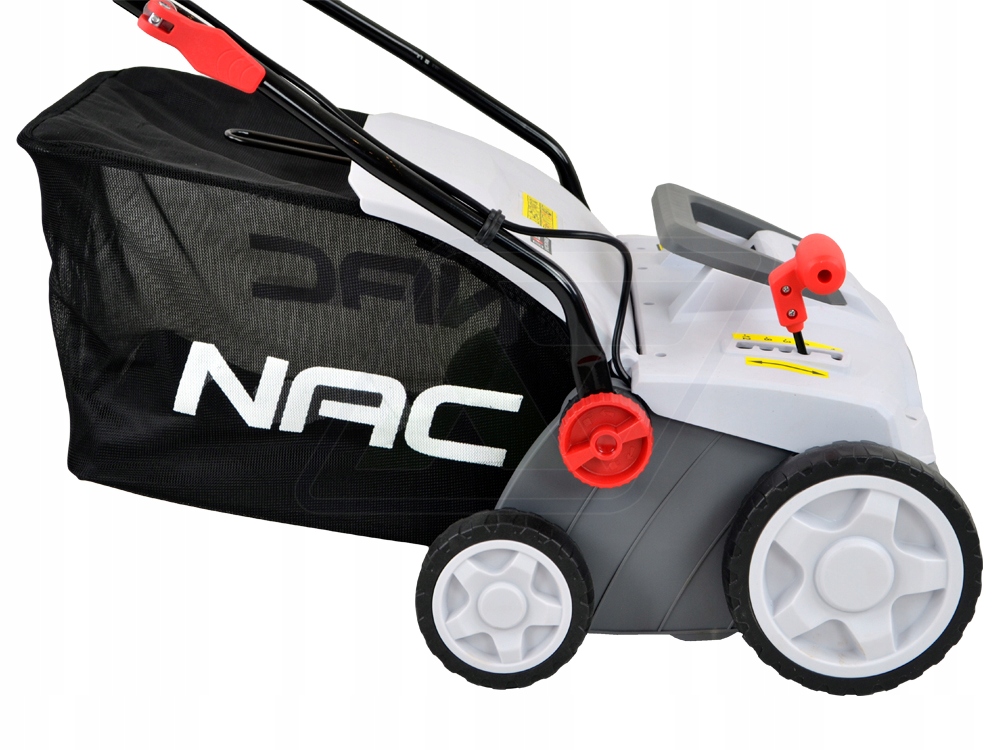 NAC MOCNY SZEROKI 3W1 WERTYKULATOR + AERATOR ELEKTRYCZNY 1500 W Regulacja głębokości roboczej z regulacją