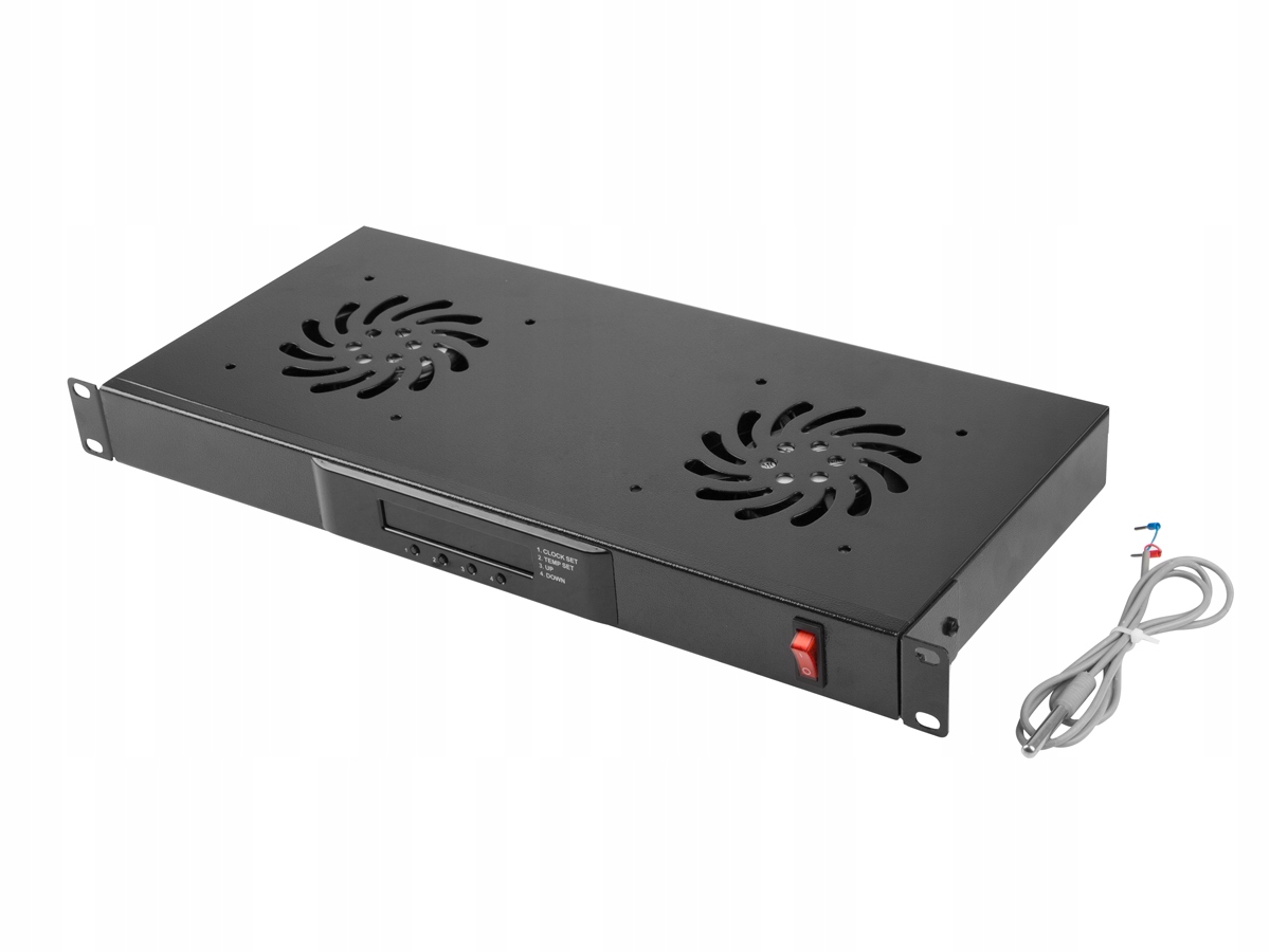 Panel wentylacyjny Lanberg AK-1502-B 2xwent.