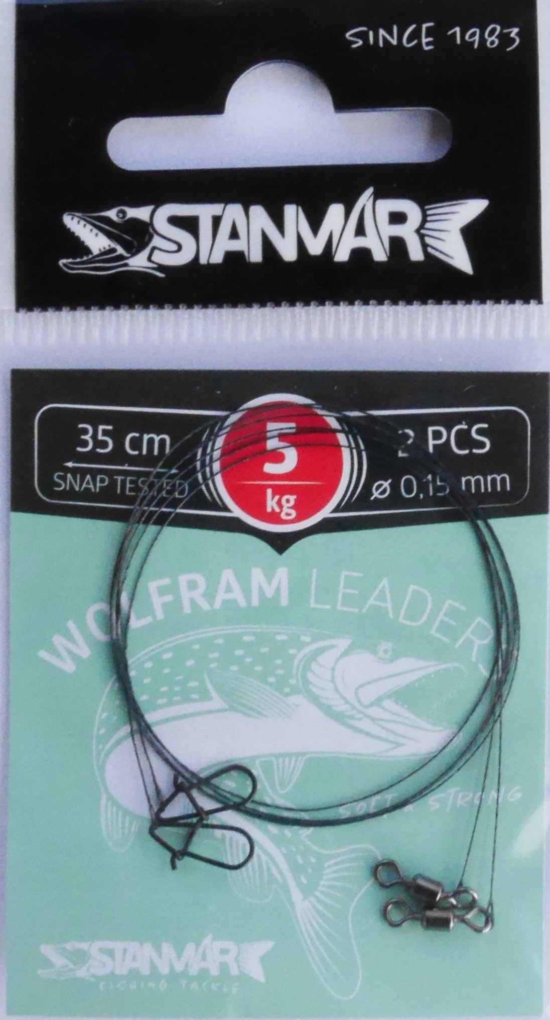

Przypon WOLFRAMowy Stan-Mar DL 35cm 5kg 2szt