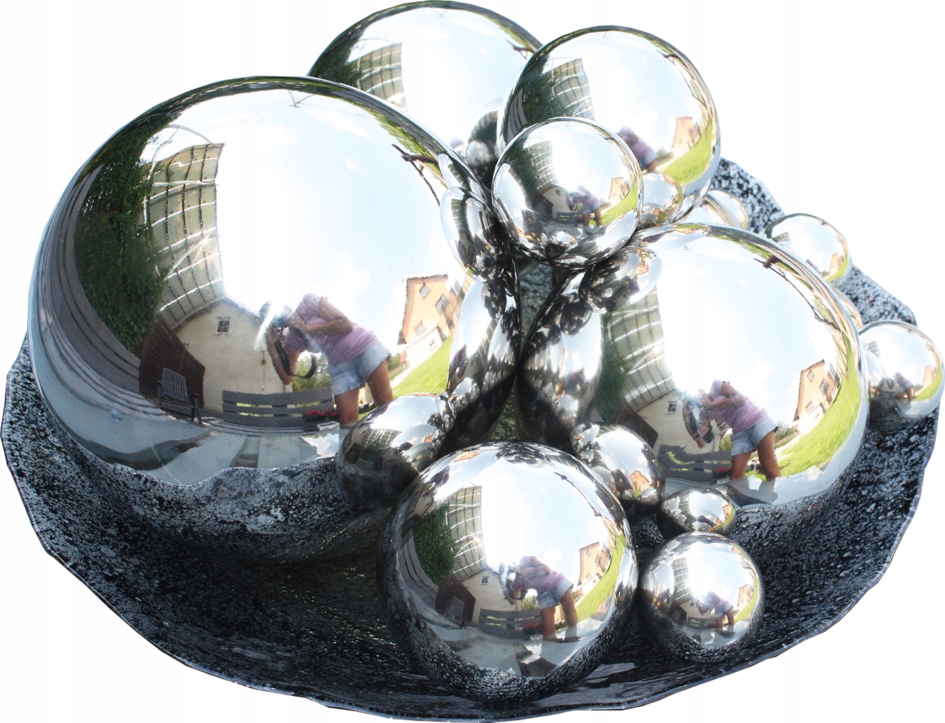 Шар хром серебро. Шар хром Platinum, серебро / Silver. Металлический шар. Хромированный металлический шар. Декор металлические шары.