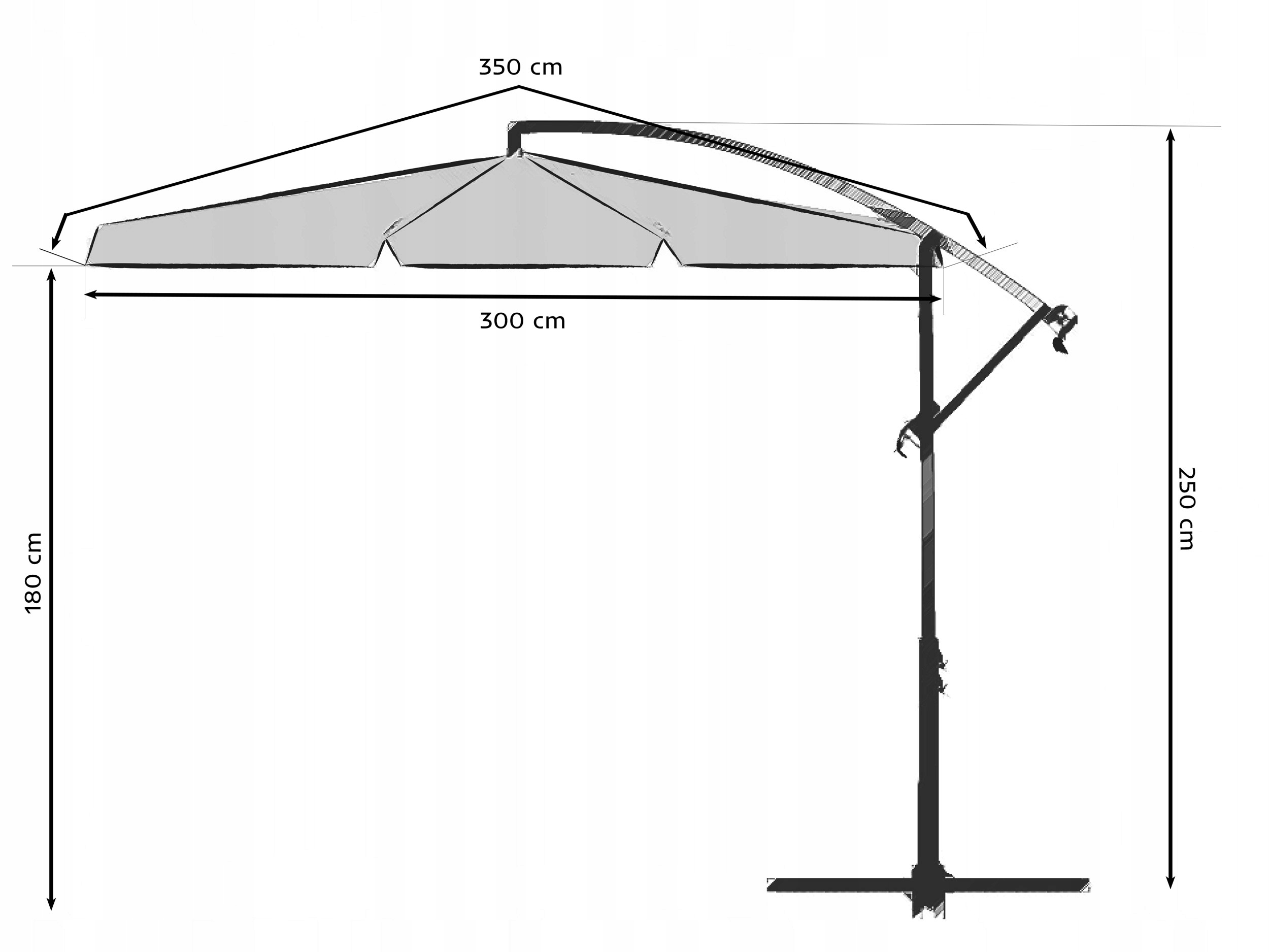 Размеры зонтиков. Зонт садовый FUNFIT 300cm Grey (1621). Зонт садовый FUNFIT 300cm Beige (81). Зонт с боковой опорой 3х3м семейство ревит. Зонт навес 3х3.