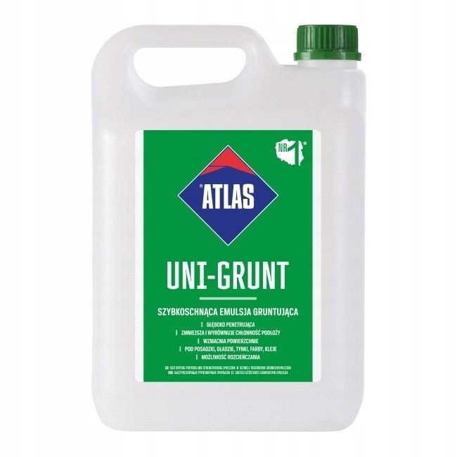 

Atlas Uni-grunt Emulsja Gruntująca Uniwersalny 5L