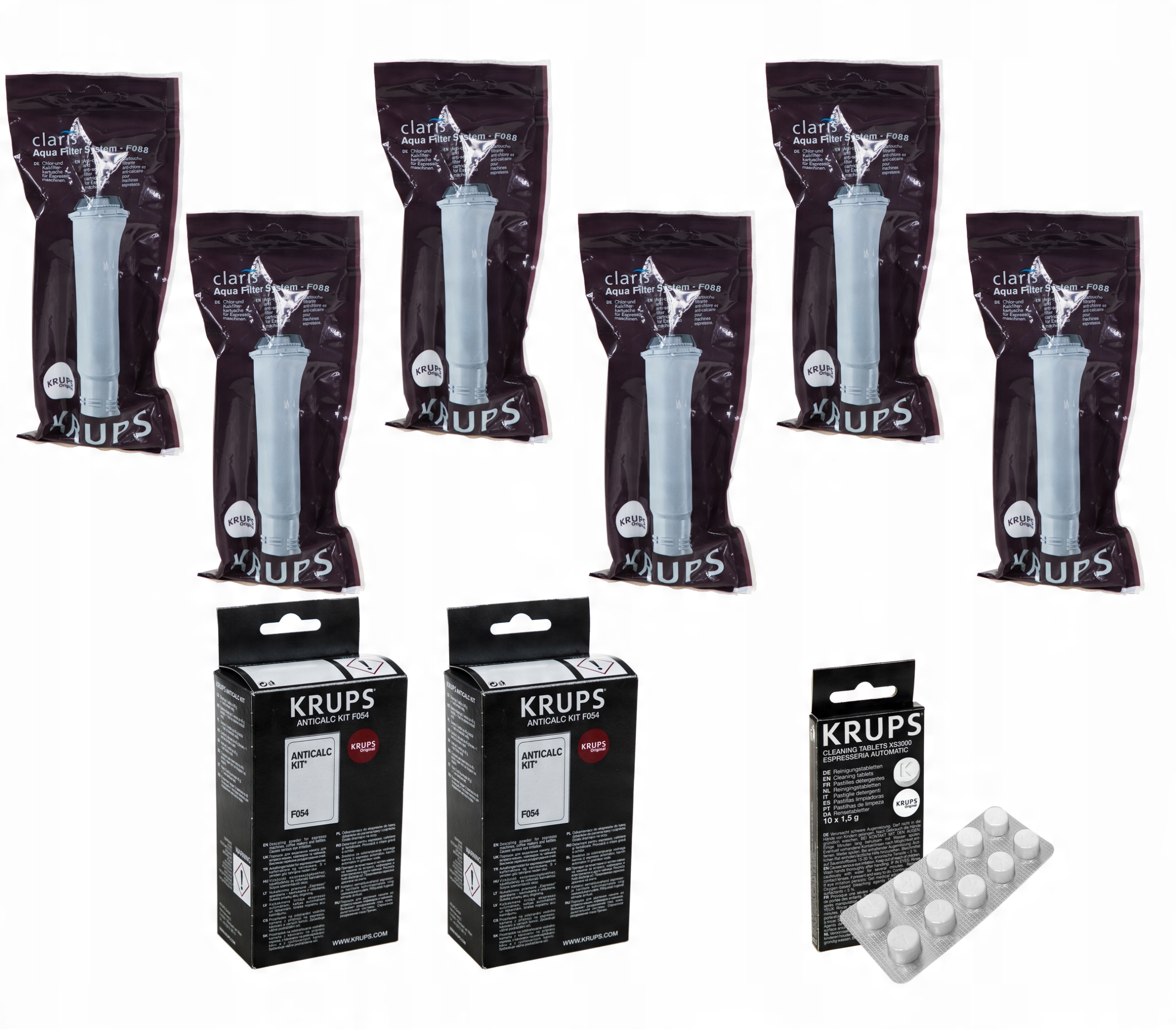 

Filtr Wody Krups F088 Tabletki XS3000 Odkamieniacz