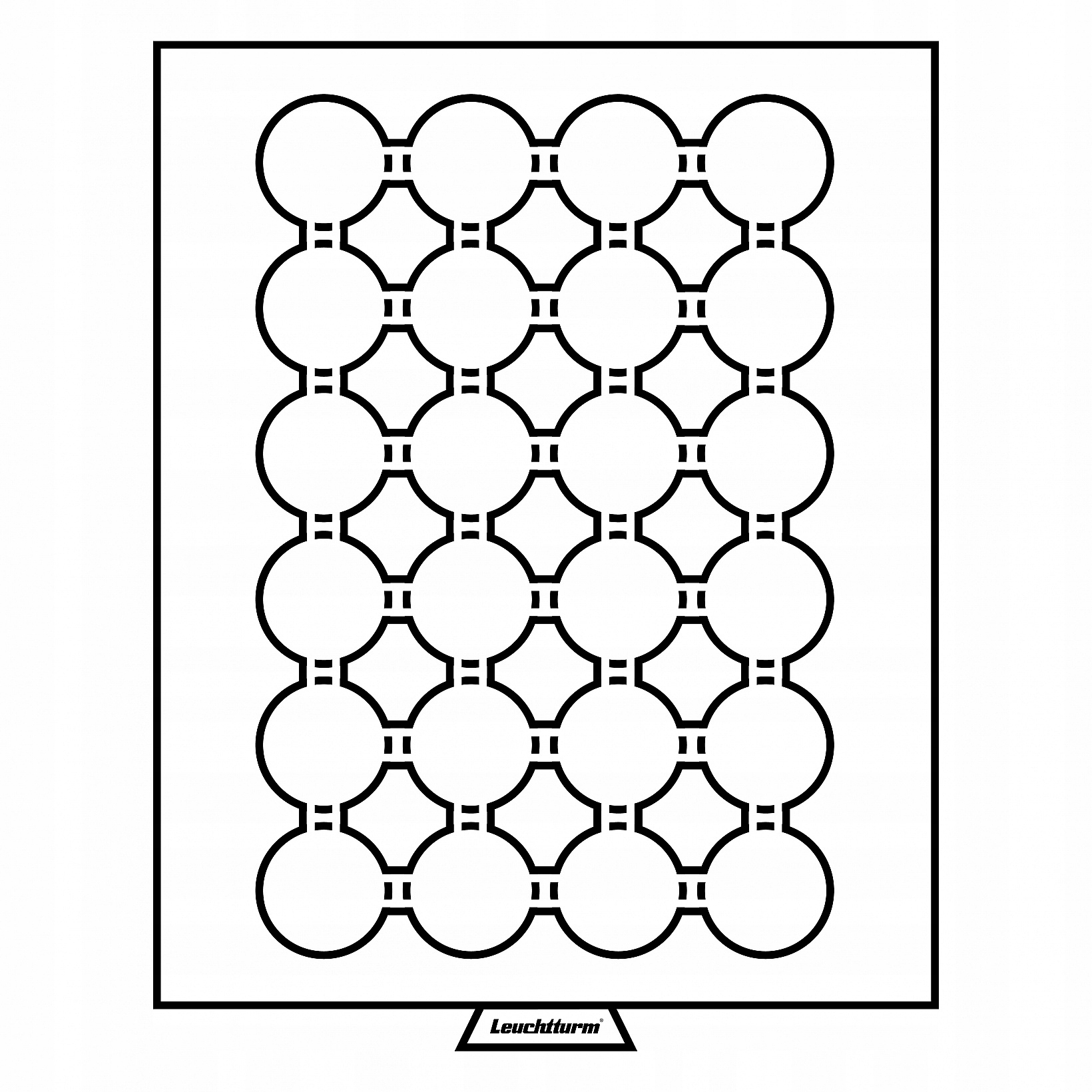 Černá paleta na mince MBcaps 29 mm Leuchtturm