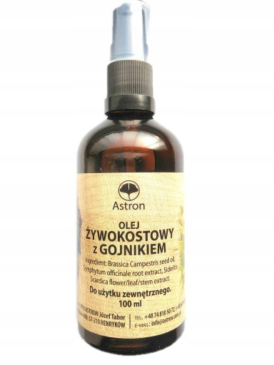 

Olej Żywokostowy Z Gojnikiem Żywokost Lekarski