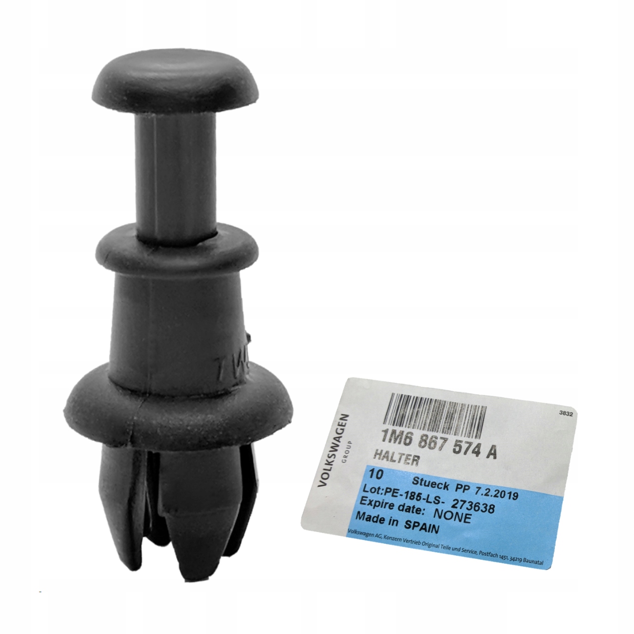 KOŁEK SPINKA PÓŁKA TYLNA VW POLO 6R 6C UP SEAT Mii