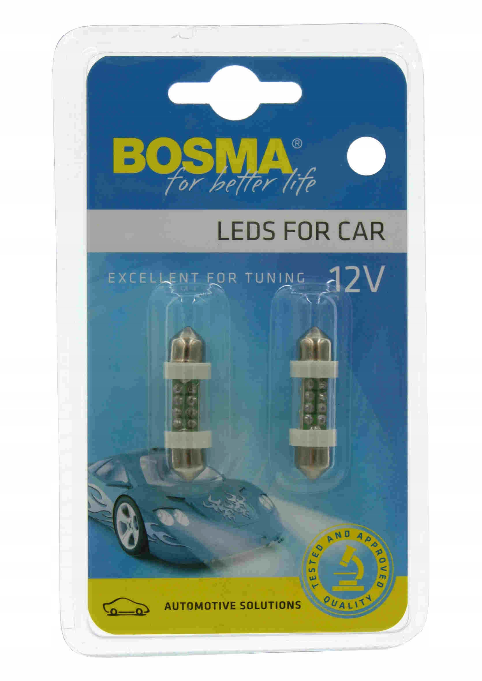 

Bosma Led Żarówka Diodowa 4xLED SV8.5 12V 10x36