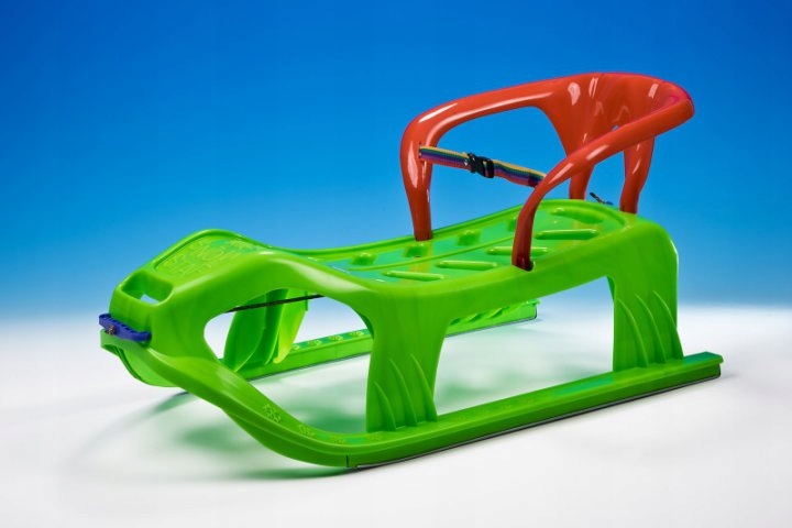 SANKI DWUOSOBOWE+NIERDZEWNE PŁOZY+OPARCIE PREZENT Model Snow Star