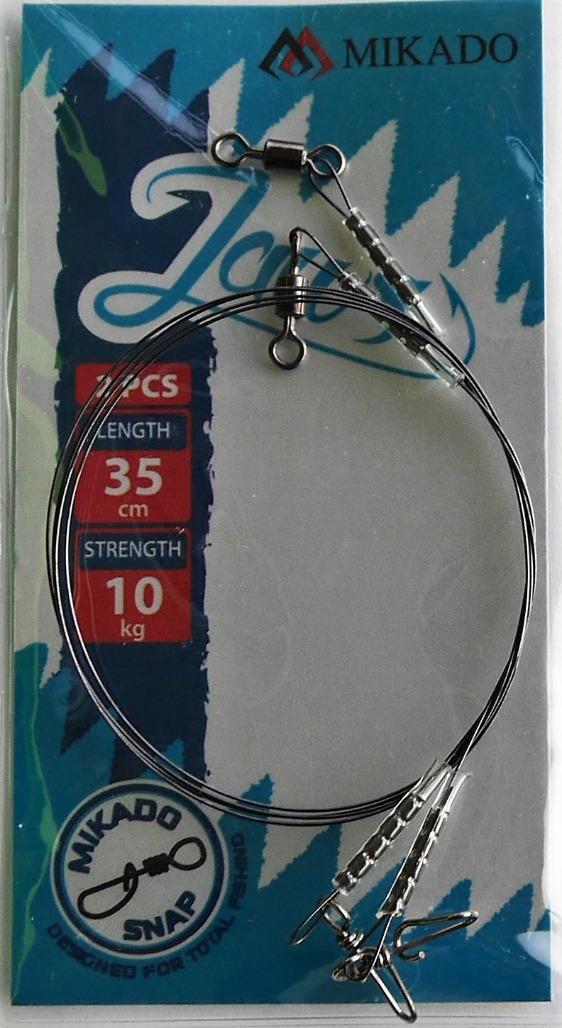 

Przypon Tytanowy Mikado Jaws 35cm 10kg 2szt