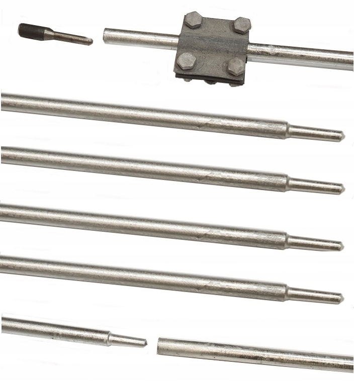 Uziom Odgrom Składany 6mb 4x1,5m Bezgwintowy ocynk