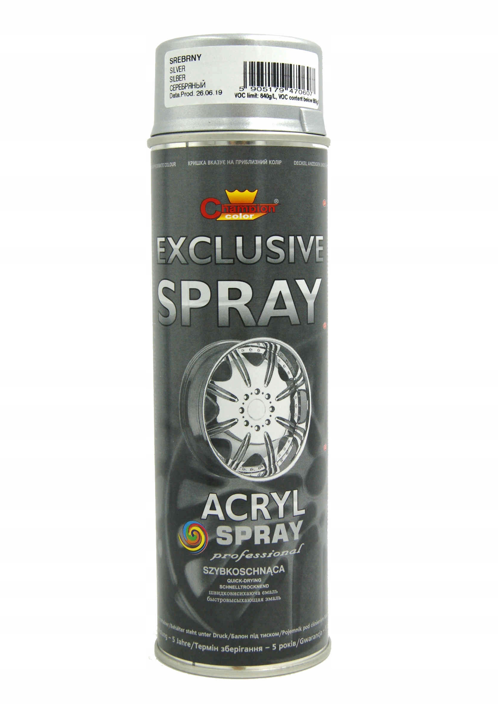 

Exclusive Lakier Do Felg 500ML Srebrny Metaliczny