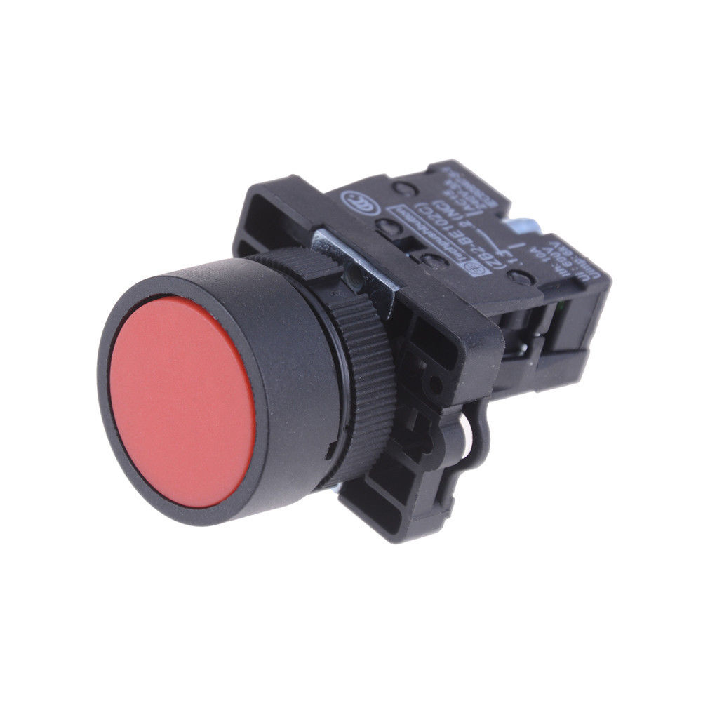 PRZYCISK WCISKANY ZB2-EA42 CZERWONY 1-0 NC