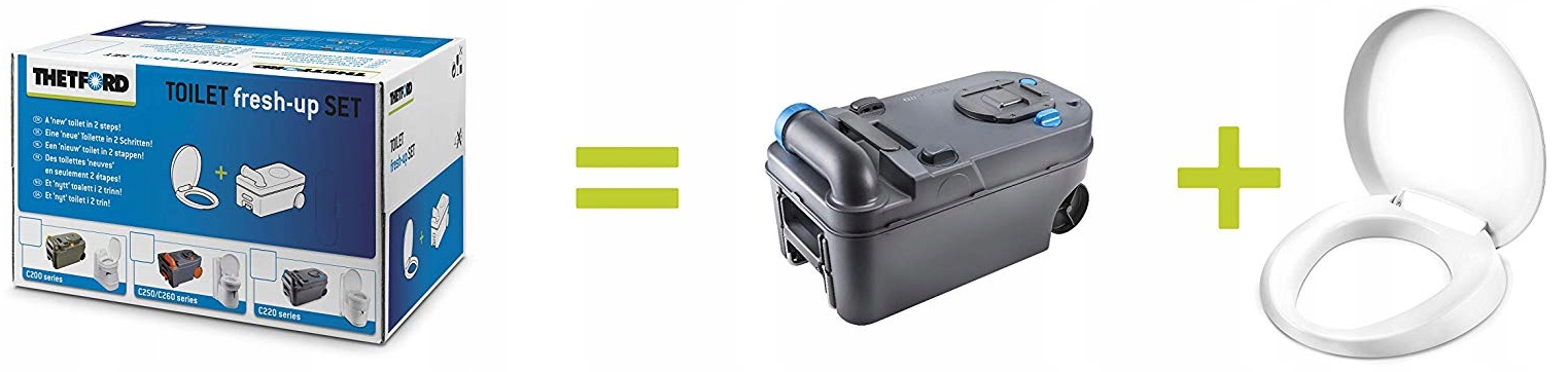 ZESTAW KASETA TOALETY DESKA THETFORD C220 Part number 20087762