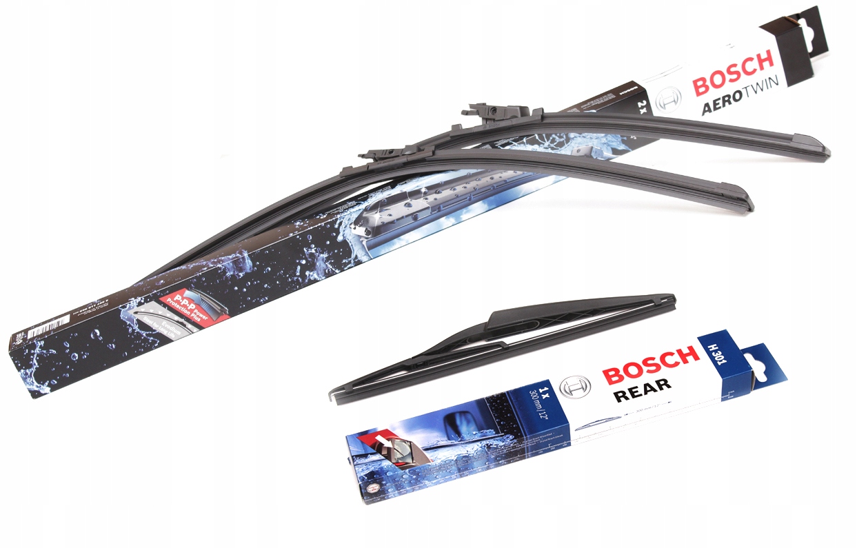 Wycieraczki Bosch Aerotwin Przód+tył A641S+H301FORD C-max II B-max Zestaw