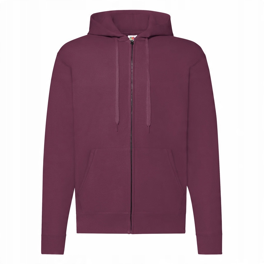 

Bluza rozpinana męska Fruit Classic, burgund M