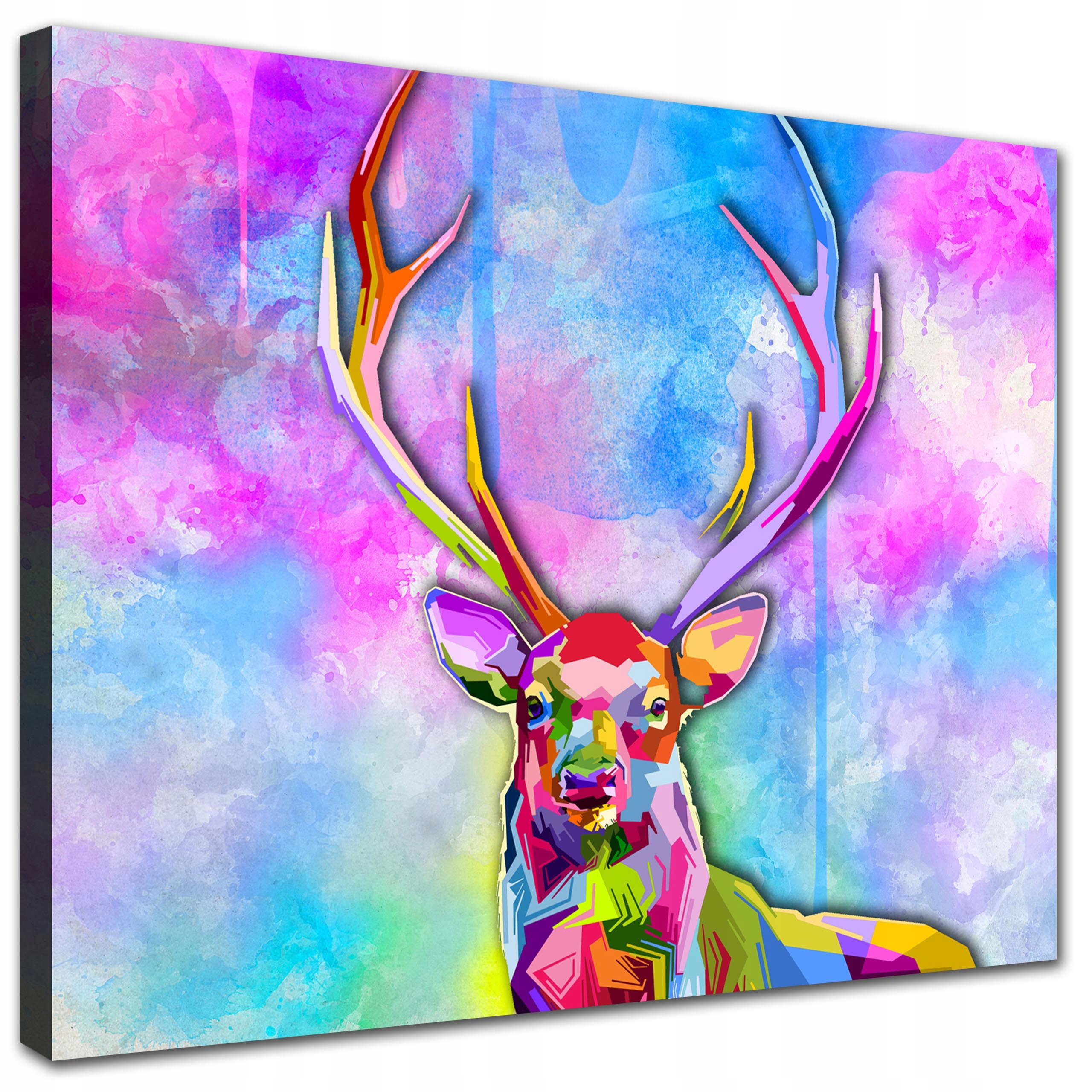 

Nowoczesny obraz Jeleń Boho Kolorowy 50x40