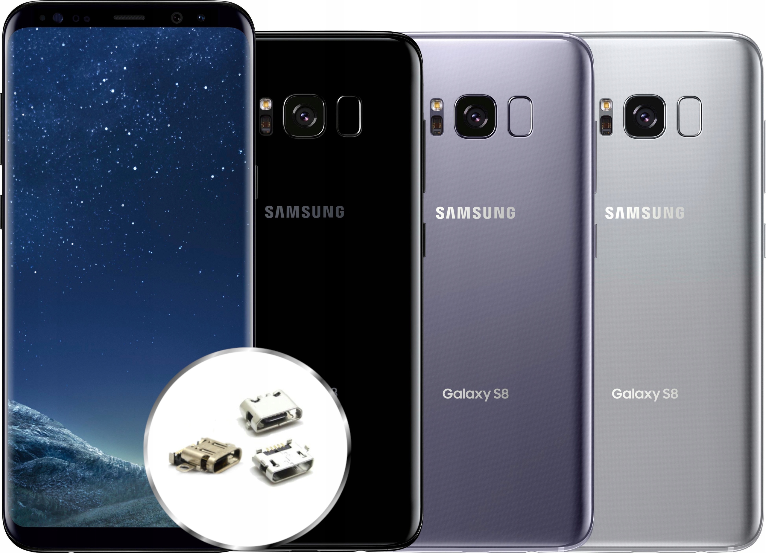 

Gniazdo ładowania Samsung S8 G950f Naprawa Wymiana