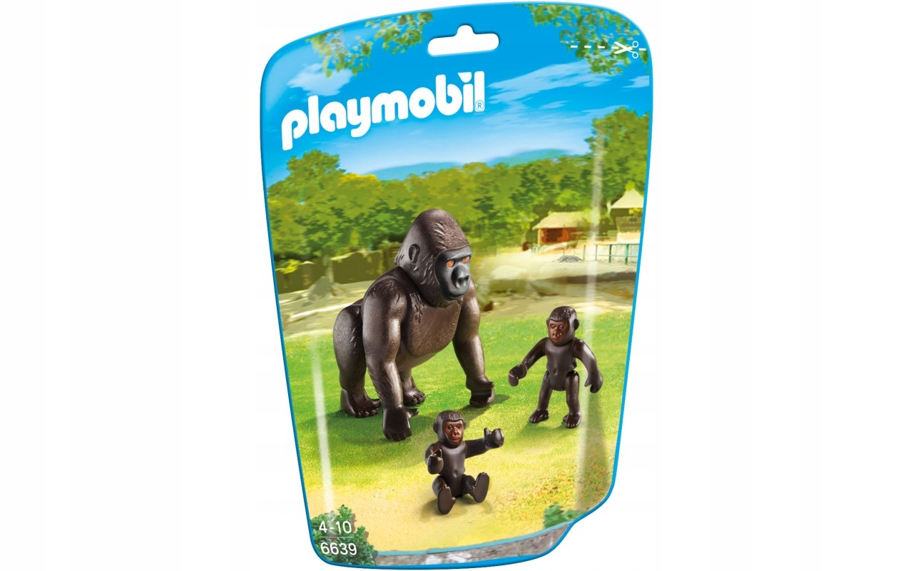 PLAYMOBIL 6639 Zestaw Dzikie Zwierzęta Goryle