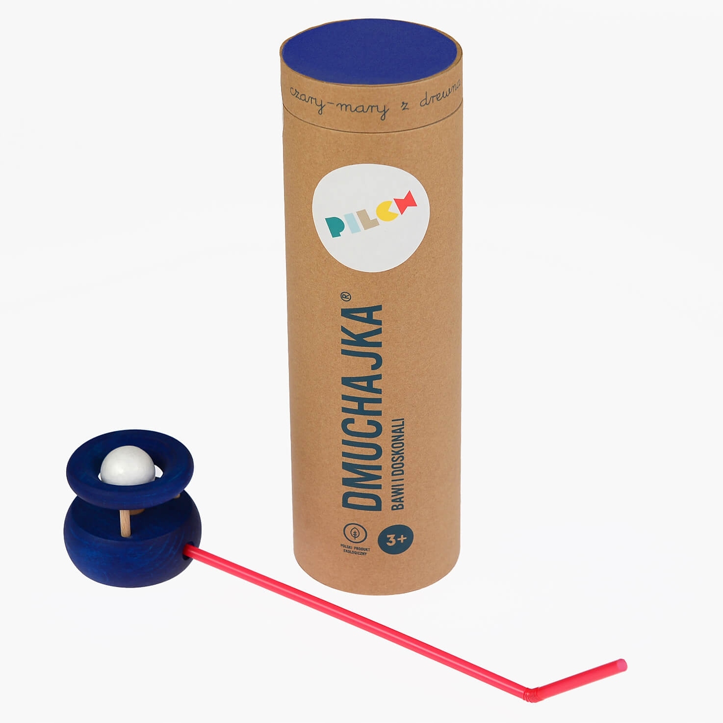 

Dmuchajka Pilch zabawka logopedyczna niebieska