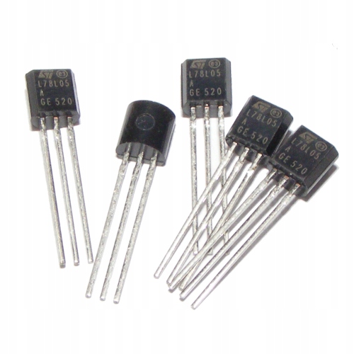 

Stabilizator napięcia 78L05 5V 0.1A TO-92 Stm x10