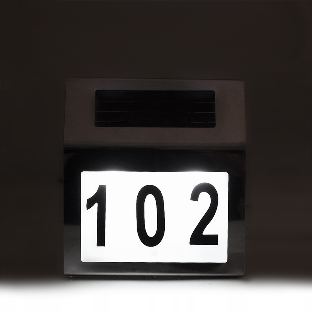 Podświetlany Numer Domu Lampa Solarna LED Metalowa Kod producenta MCE172