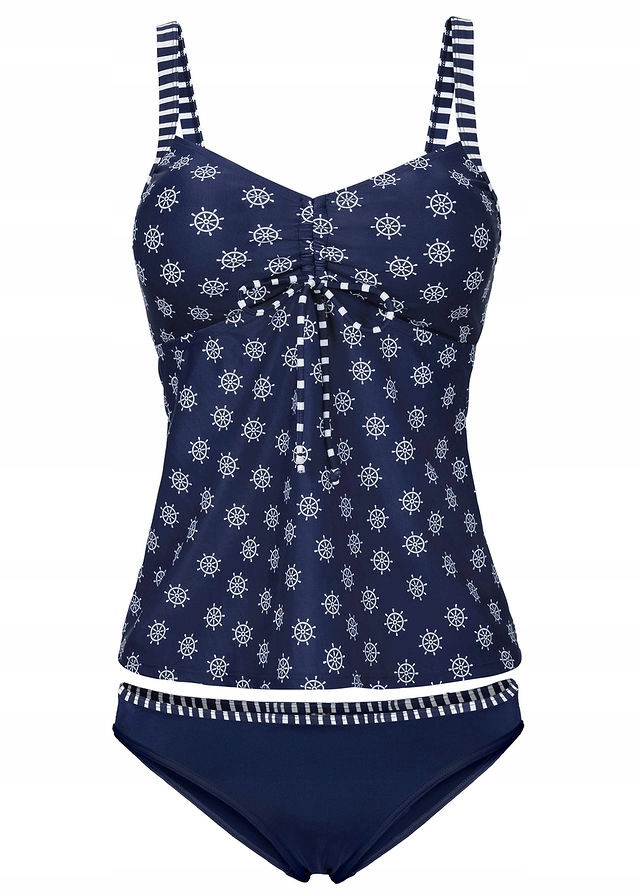 2 Cz Granatowe Tankini Stroje kąpielowe damskie standard Allegro.pl