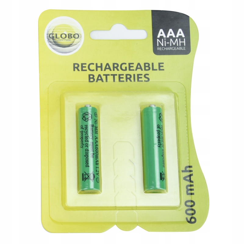 

2szt. Globo akumulatorki Solar Aaa 33000-2E 600mAh