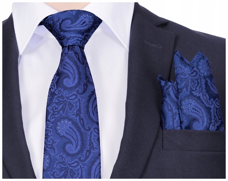 

Krawat Poszetka Żakard Chabrowa Mikrofibra K101