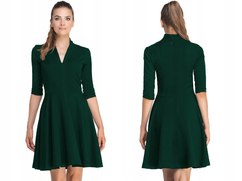 

Elegancka rozkloszowana Sukienka z dekoltem 44 XXL