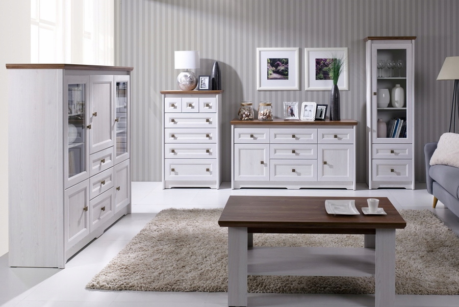 ELEGANCKA KLASYCZNA witryna wysoka SZAFKA regał Marka Sigma