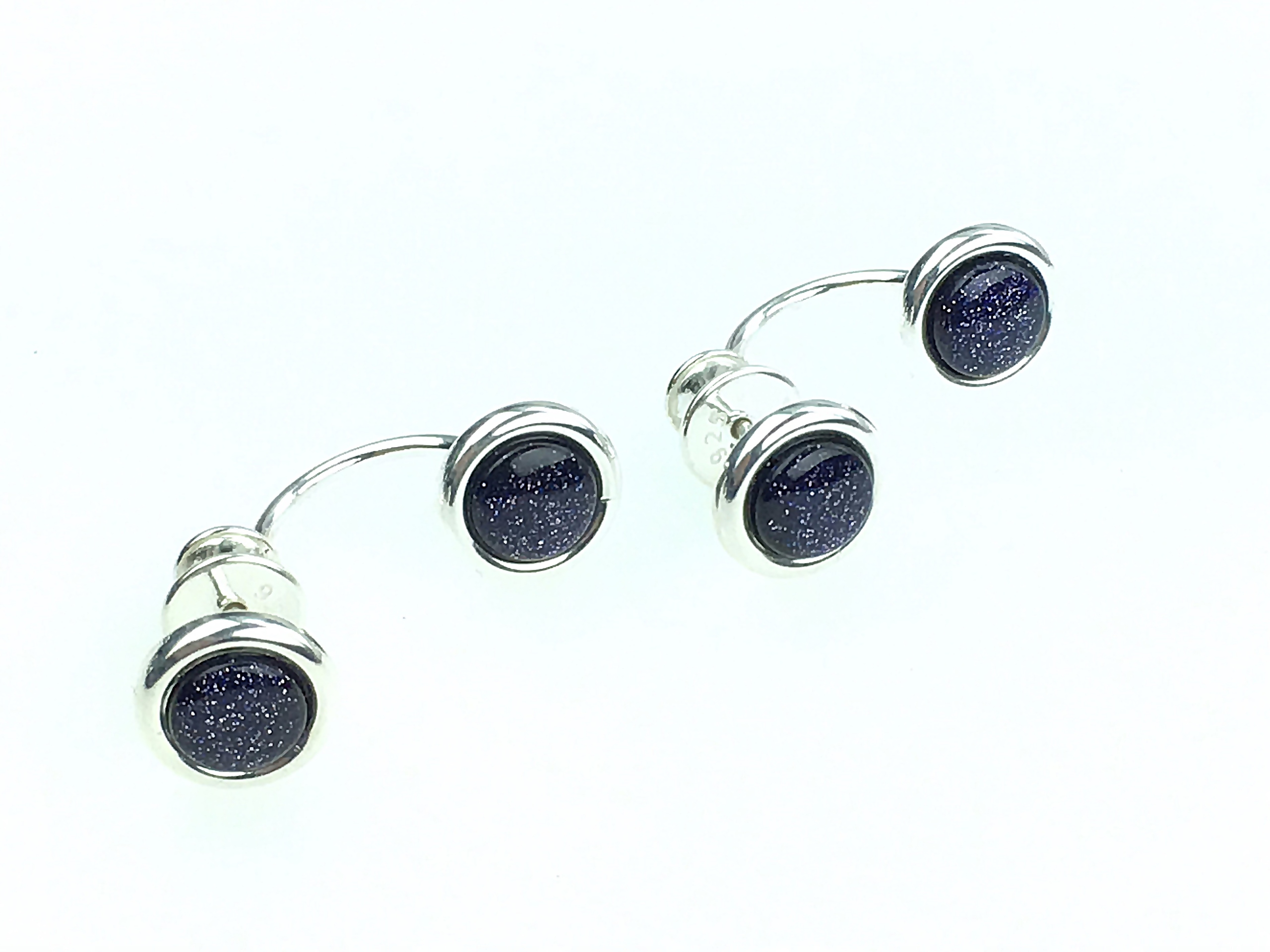 

srebrne 2w1 kolczyki noc kairu srebro pr 925