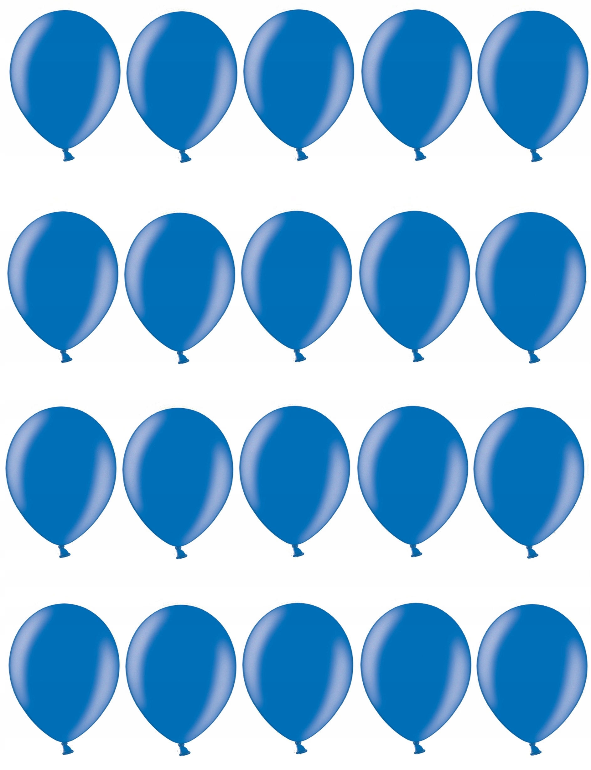 

Balony Król. Niebieski 25cm Metaliczne 20szt ślub