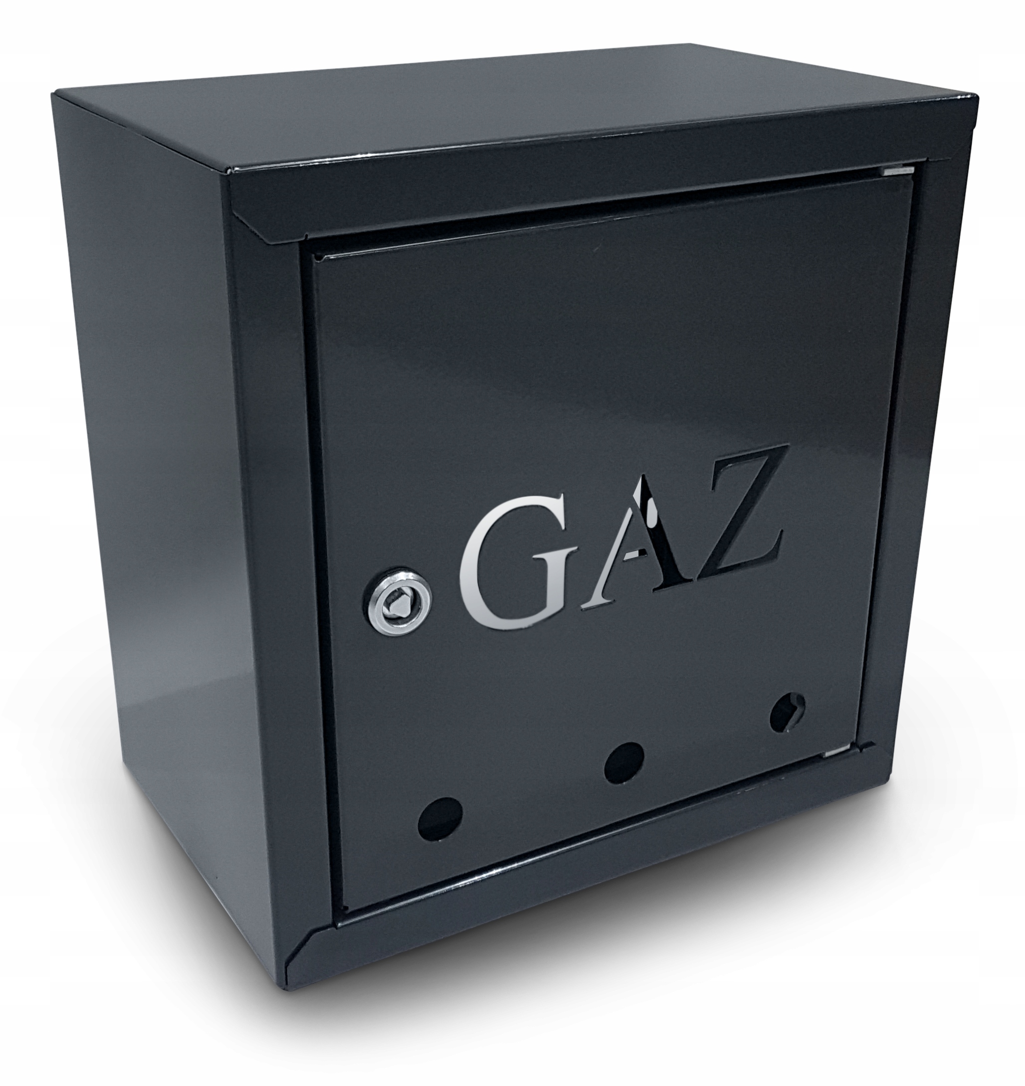 Plynová skříňka 25x25x15 cm antracit