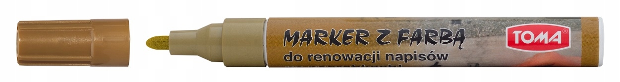 Marker olejowy do nagrobków TOMA TO-448 złoty