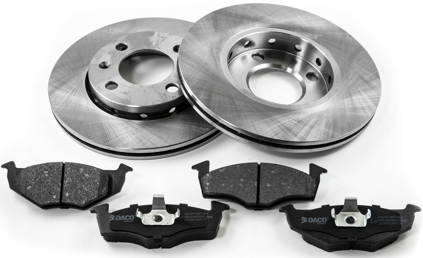 Диски + колодки передние DACO GERMANY VW POLO 96-