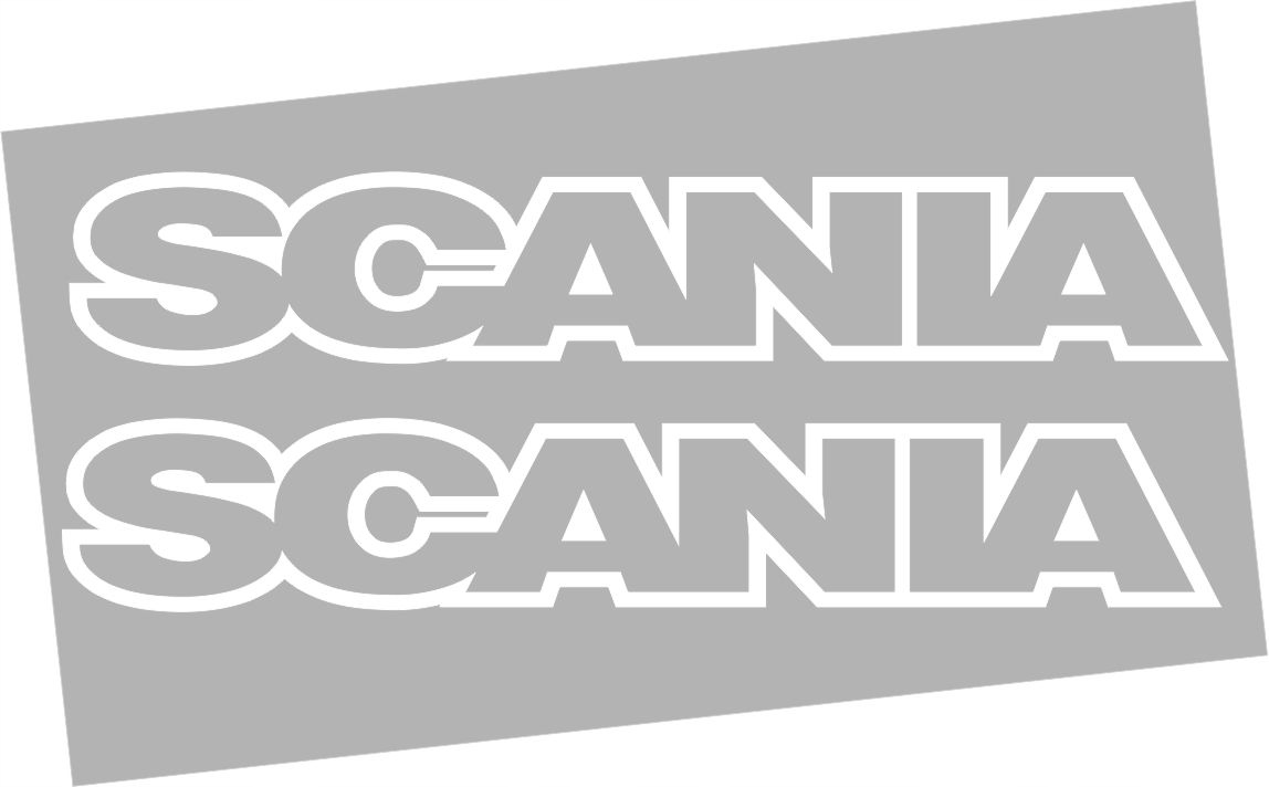 Naklejki SCANIA na szyby boczne