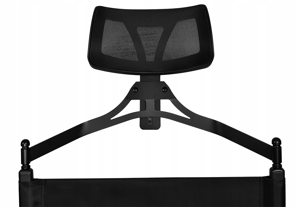 Krzesło do Makijażu Make-Up Aluminiowe + Zagłówek Szerokość siedziska 57 cm